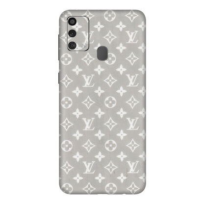 Samsung M/F/Note/Flip and C Phone Skins (All Models) - Luxury Brands Logo - Transparent Finish (T-07) Samsung Galaxy F41