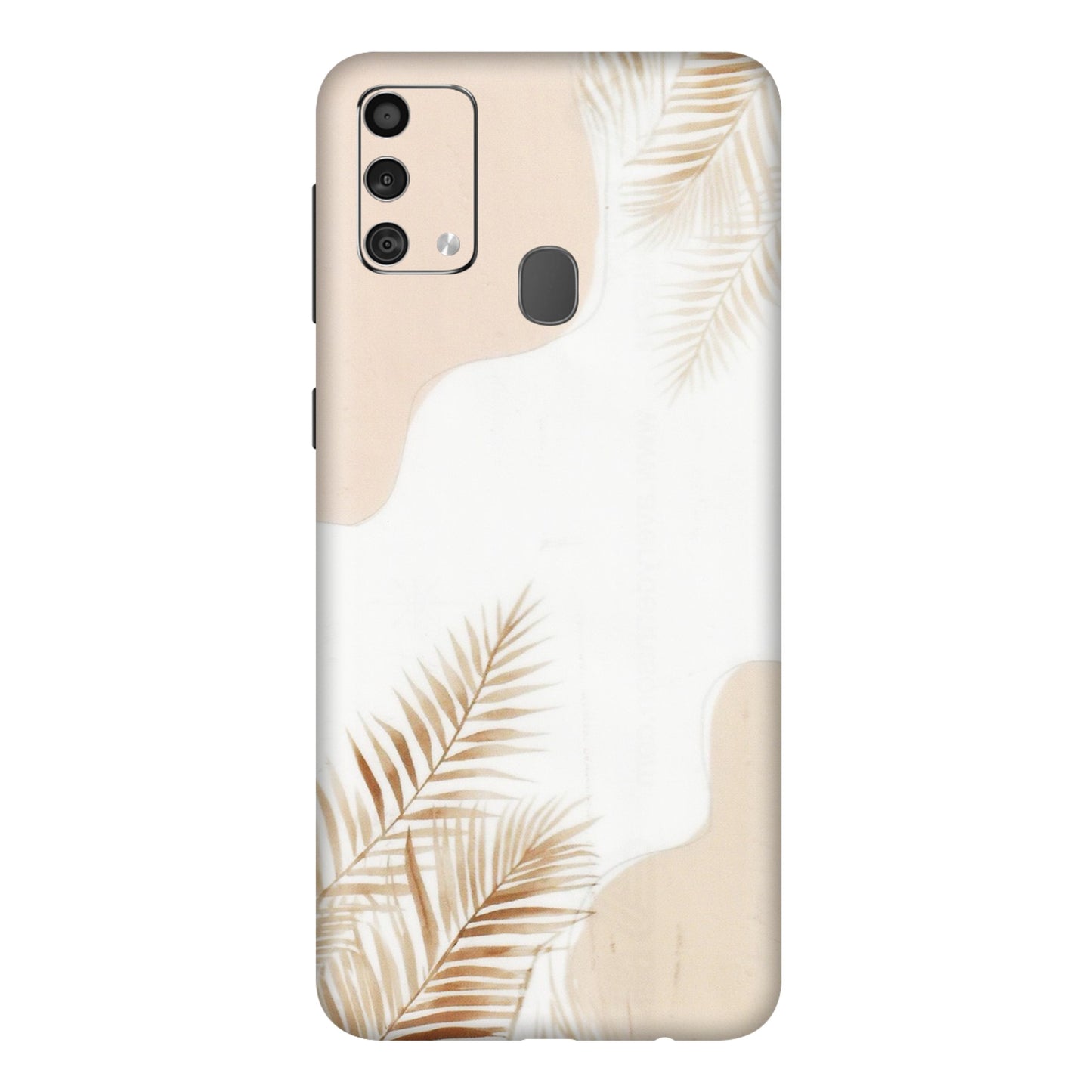 Samsung M/F/Note/Flip and C Phone Skins (All Models) - Gold Petals Abstract - Transparent Finish (T-08) Samsung Galaxy F41