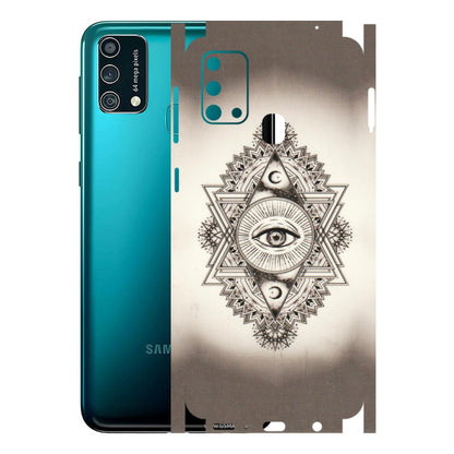 Samsung M/F/Note/Flip and C Phone Skins (All Models) - Illuminati Great Eye - Transparent Finish (T-14) Samsung Galaxy F41