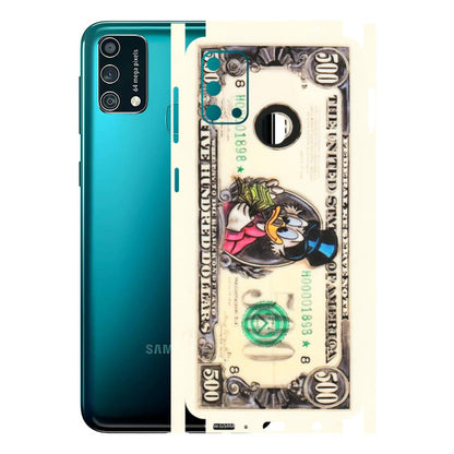 Samsung M/F/Note/Flip and C Phone Skins (All Models) - Five Hundred Dollar Duck - Transparent Finish (T-15) Samsung Galaxy F41