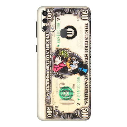 Samsung M/F/Note/Flip and C Phone Skins (All Models) - Five Hundred Dollar Duck - Transparent Finish (T-15) Samsung Galaxy F41