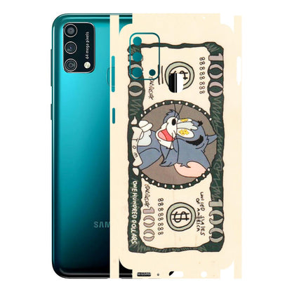 Samsung M/F/Note/Flip and C Phone Skins (All Models) - One Hundred Dollar Tom - Transparent Finish (T-16) Samsung Galaxy F41