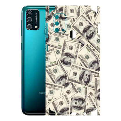 Samsung M/F/Note/Flip and C Phone Skins (All Models) - Dollar Lover - Transparent Finish (T-17) Samsung Galaxy F41