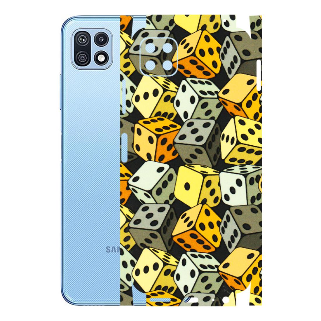 Samsung M/F/Note/Flip and C Phone Skins (All Models) - Dices Of Life - 3D Embossed Finish (L-04) Samsung Galaxy F42 (5G)