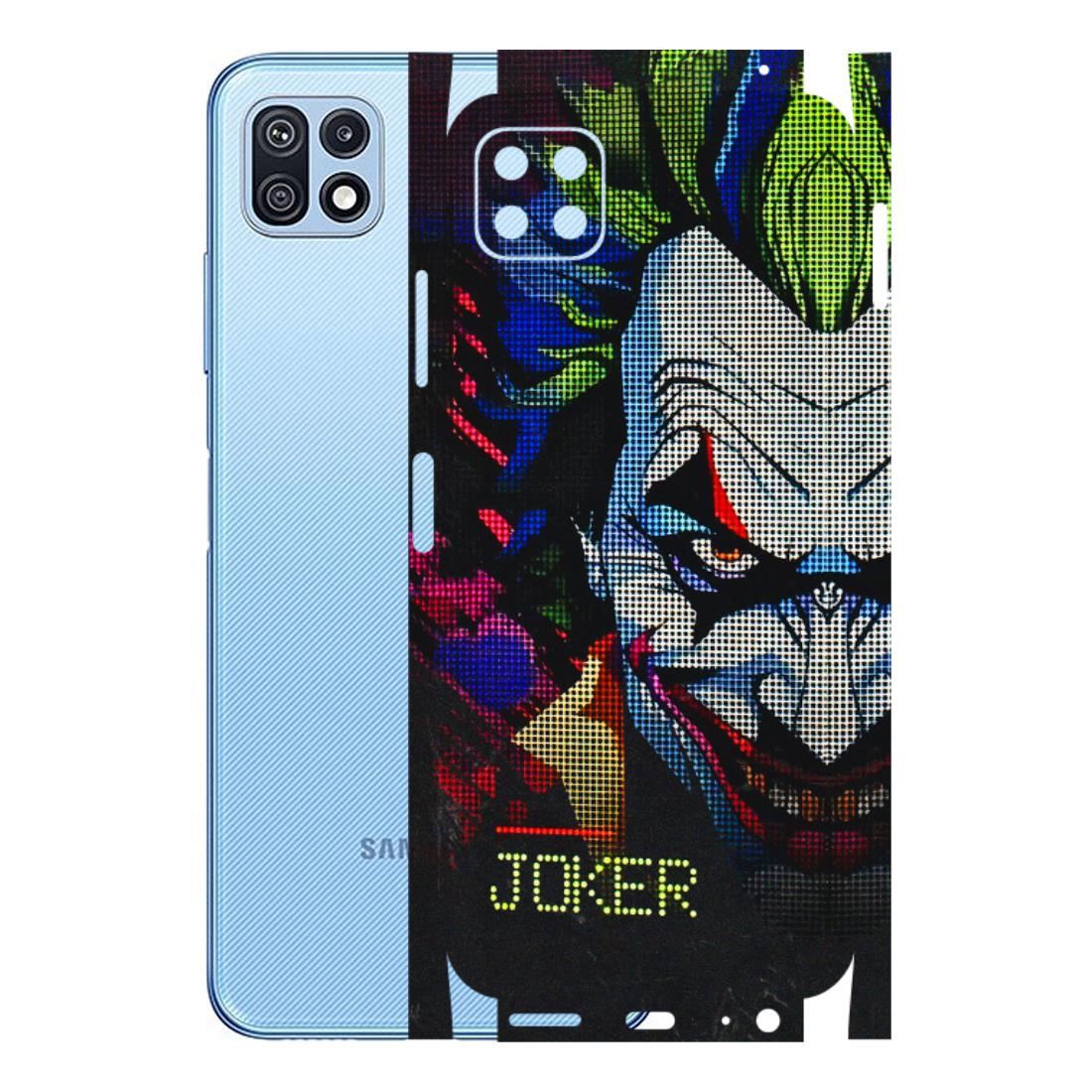 Samsung M/F/Note/Flip and C Phone Skins (All Models) - Joker Dot Matrix - 3D Embossed Finish (L-08) Samsung Galaxy F42 (5G)