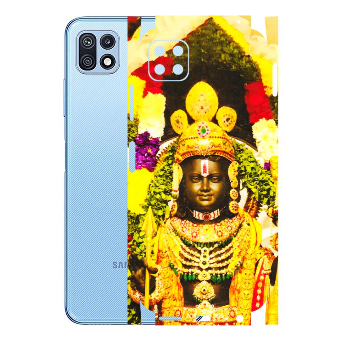 Samsung M/F/Note/Flip and C Phone Skins (All Models) - Ram Lalla Ayodhya - 3D Embossed Finish (L-103) Samsung Galaxy F42 (5G)
