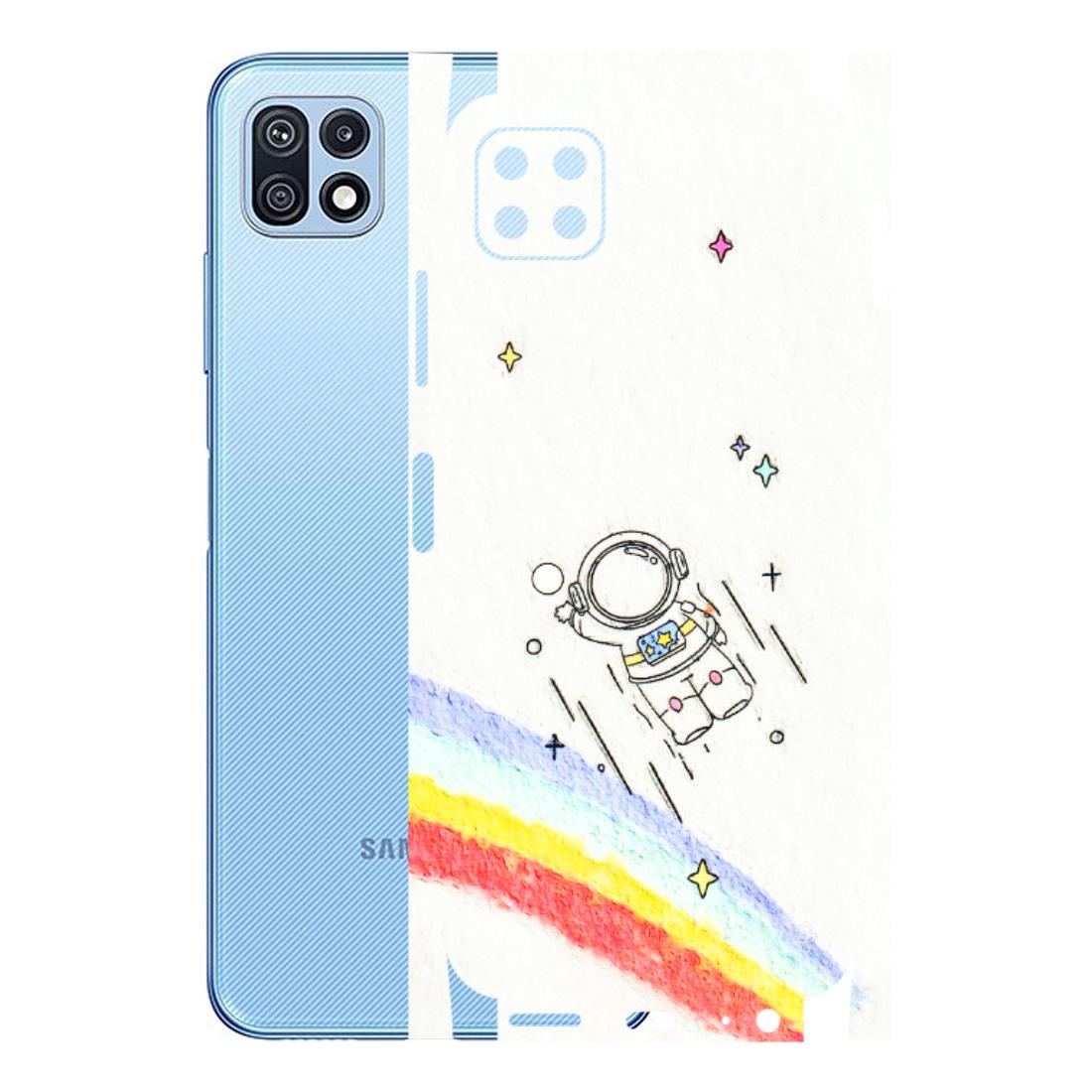 Samsung M/F/Note/Flip and C Phone Skins (All Models) - Milkyway Astronaut - 3D Embossed Finish (L-110) Samsung Galaxy F42 (5G)