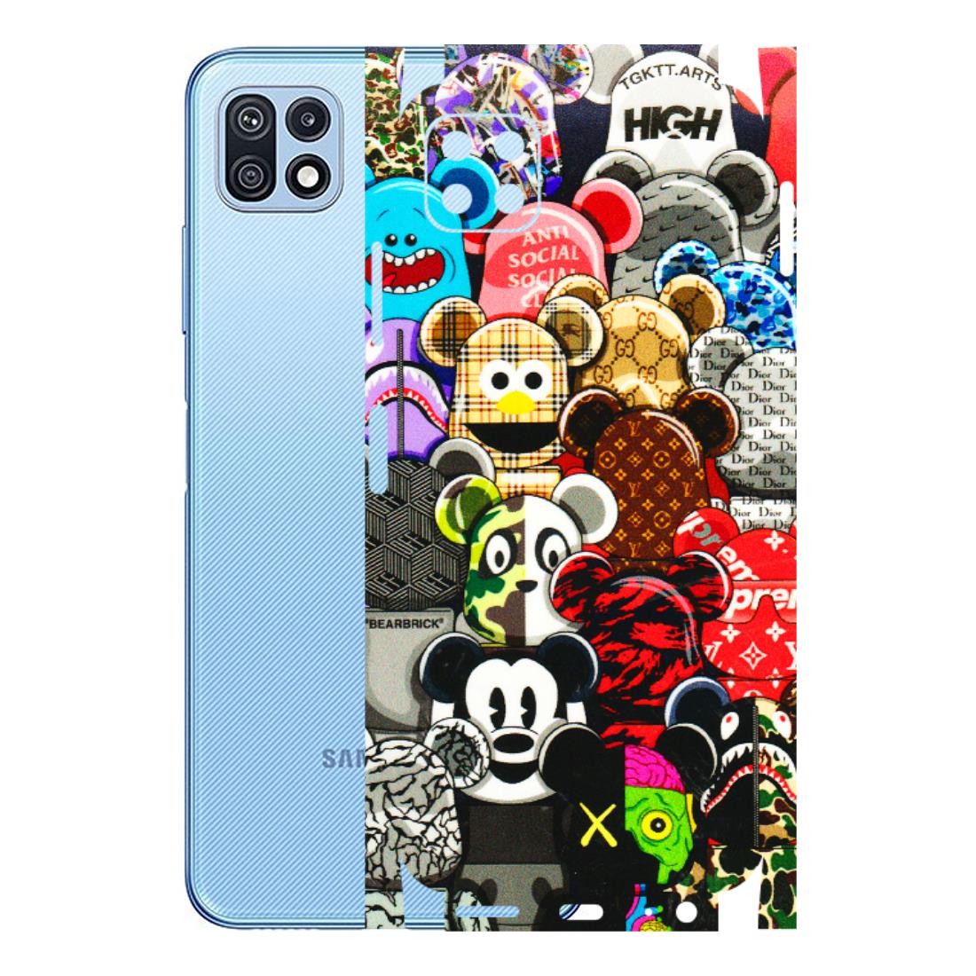 Samsung M/F/Note/Flip and C Phone Skins (All Models) - More Mickey Mouses - 3D Embossed Finish (L-118) Samsung Galaxy F42 (5G)