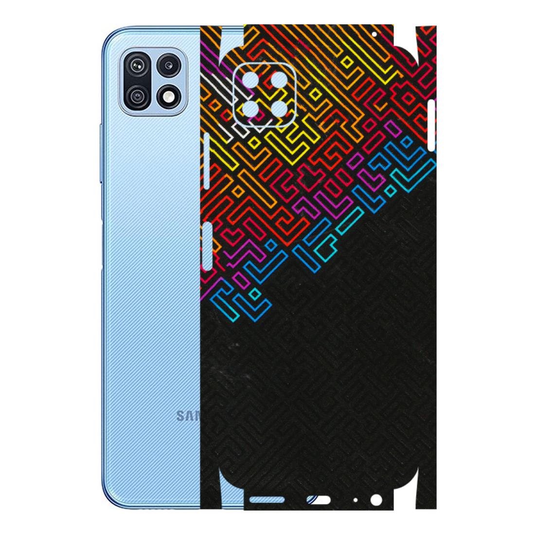 Samsung M/F/Note/Flip and C Phone Skins (All Models) - Dotme Pattern Art - 3D Embossed Finish (L-121) Samsung Galaxy F42 (5G)
