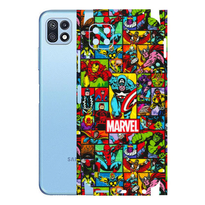 Samsung M/F/Note/Flip and C Phone Skins (All Models) - MARVELOUS Comic Characters - 3D Embossed Finish (L-129) Samsung Galaxy F42 (5G)