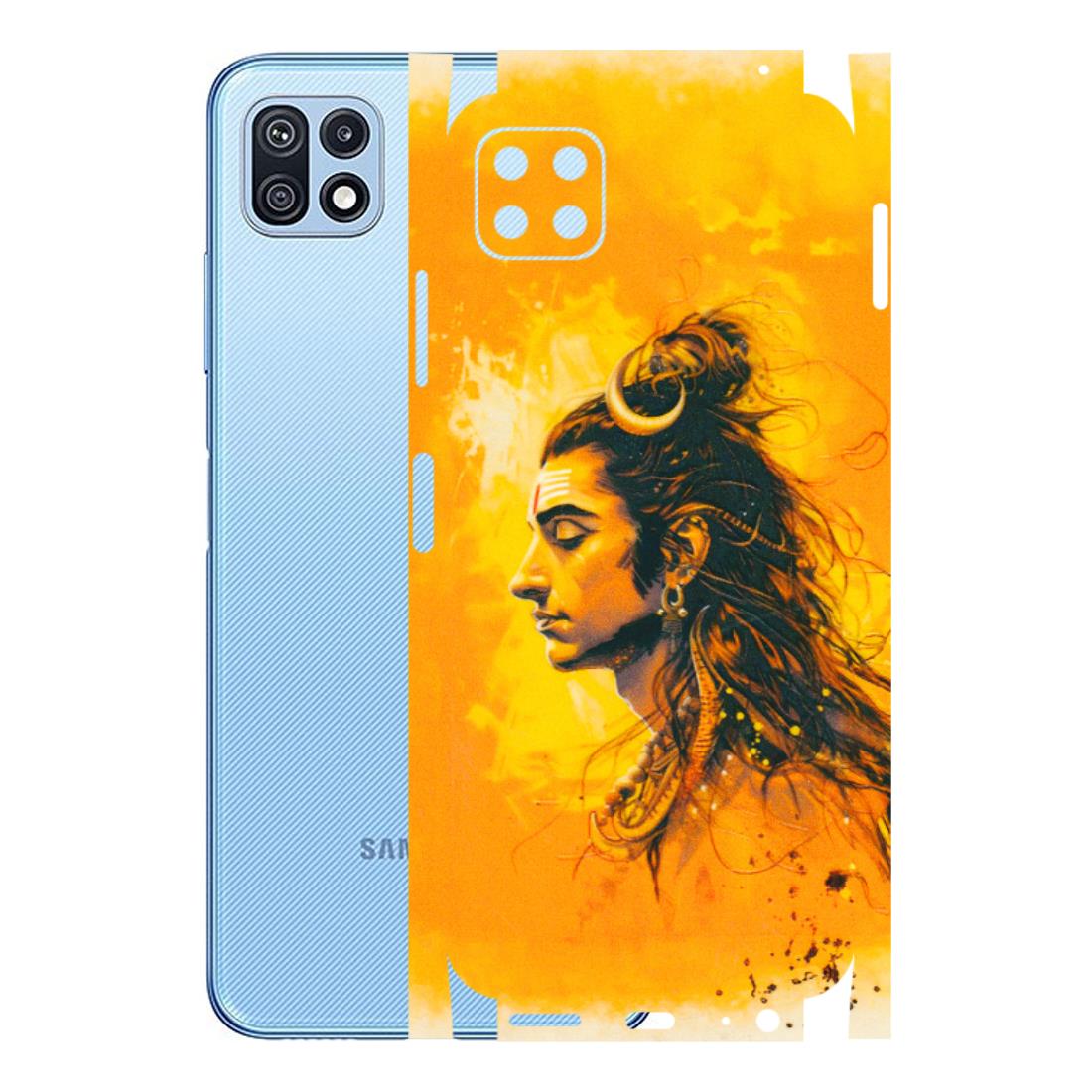 Samsung M/F/Note/Flip and C Phone Skins (All Models) - Shiv Shakti - 3D Embossed Finish (L-14) Samsung Galaxy F42 (5G)