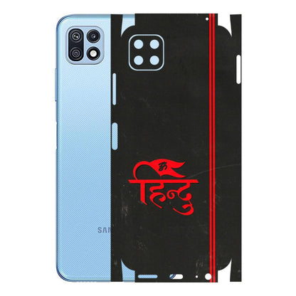 Samsung M/F/Note/Flip and C Phone Skins (All Models) - Hindu Black - 3D Embossed Finish (L-153) Samsung Galaxy F42 (5G)