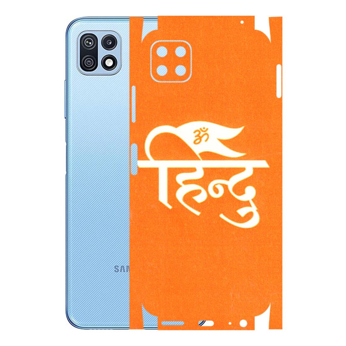 Samsung M/F/Note/Flip and C Phone Skins (All Models) - Hindu Kesari - 3D Embossed Finish (L-154) Samsung Galaxy F42 (5G)