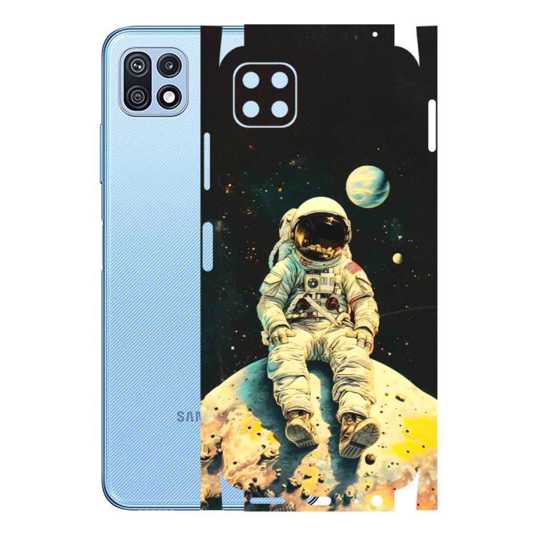 Samsung M/F/Note/Flip and C Phone Skins (All Models) - Astronaut in Space - 3D Embossed Finish (L-16) Samsung Galaxy F42 (5G)