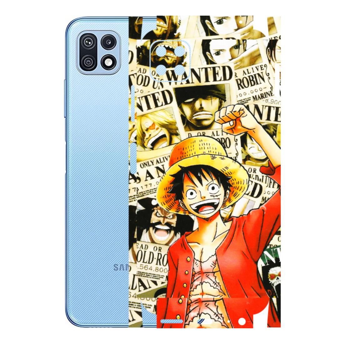 Samsung M/F/Note/Flip and C Phone Skins (All Models) - Luffy Anime - 3D Embossed Finish (L-177) Samsung Galaxy F42 (5G)