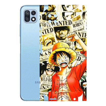 Samsung M/F/Note/Flip and C Phone Skins (All Models) - Luffy Anime - 3D Embossed Finish (L-177) Samsung Galaxy F42 (5G)