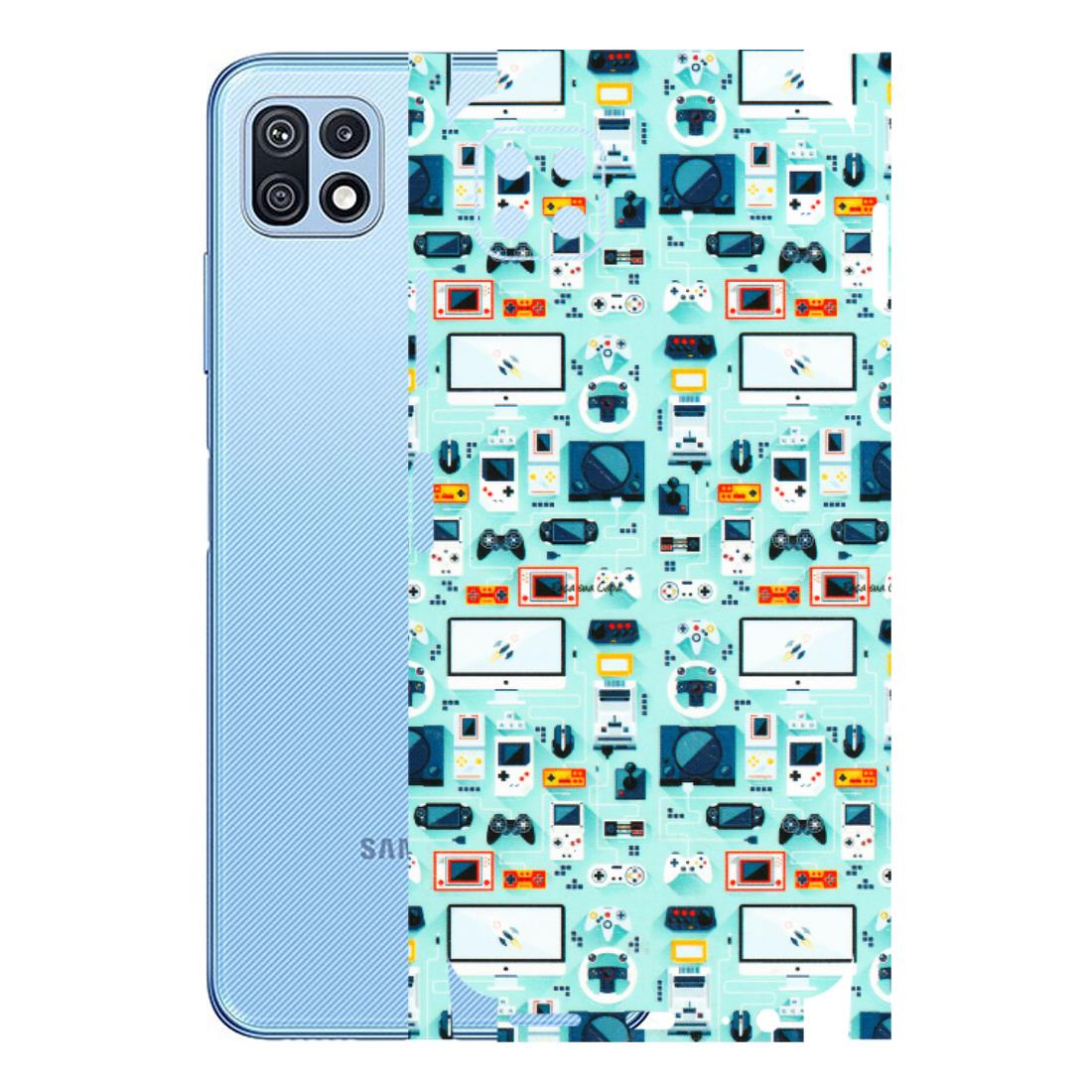 Samsung M/F/Note/Flip and C Phone Skins (All Models) - Gadgets Doodle - 3D Embossed Finish (L-184) Samsung Galaxy F42 (5G)