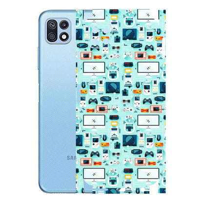 Samsung M/F/Note/Flip and C Phone Skins (All Models) - Gadgets Doodle - 3D Embossed Finish (L-184) Samsung Galaxy F42 (5G)