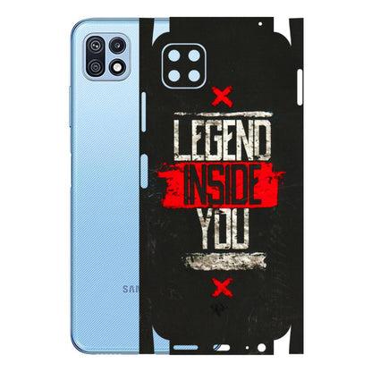 Samsung M/F/Note/Flip and C Phone Skins (All Models) - Legend Inside You - 3D Embossed Finish (L-186) Samsung Galaxy F42 (5G)