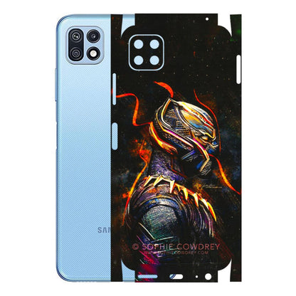 Samsung M/F/Note/Flip and C Phone Skins (All Models) - Black Panther - 3D Embossed Finish (L-190) Samsung Galaxy F42 (5G)
