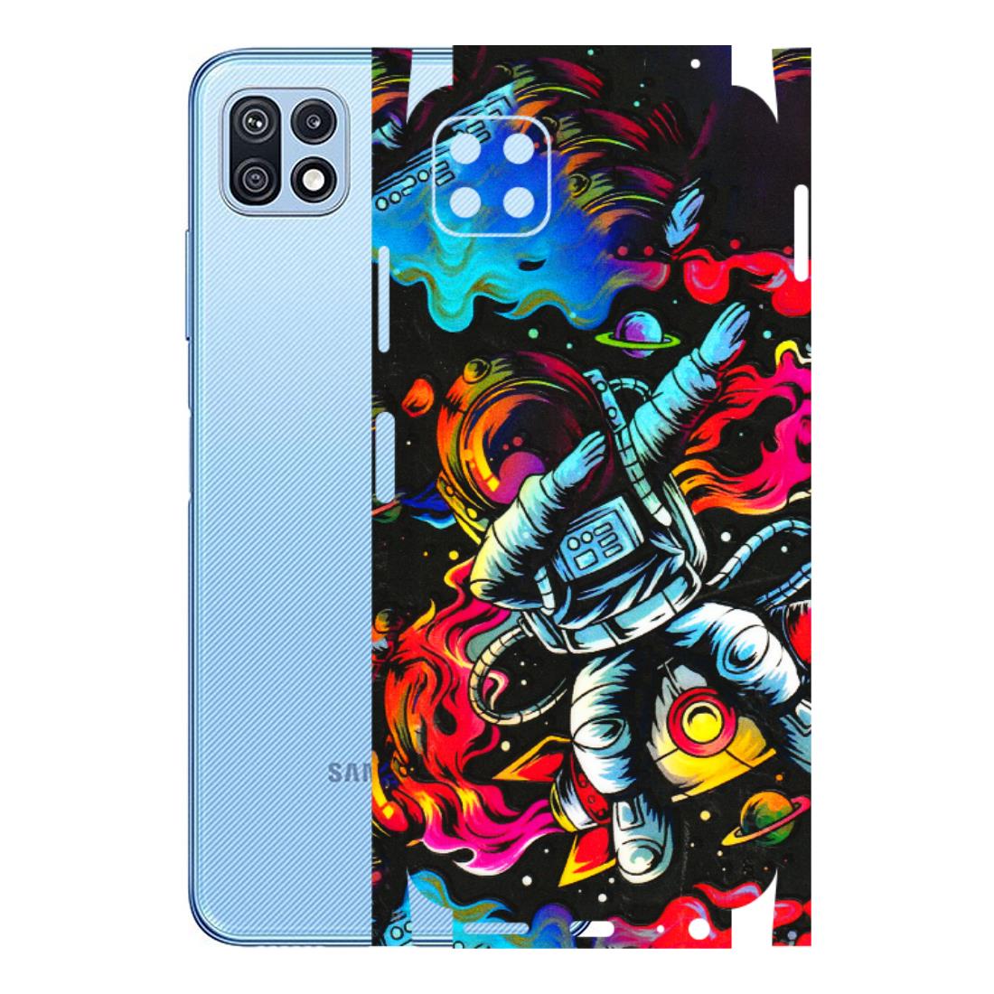 Samsung M/F/Note/Flip and C Phone Skins (All Models) - Astronaut Dope - 3D Embossed Finish (L-191) Samsung Galaxy F42 (5G)