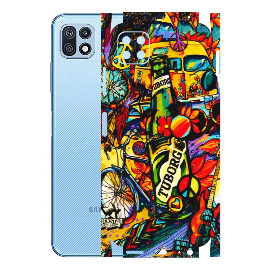 Samsung M/F/Note/Flip and C Phone Skins (All Models) - Cool Beer Bottle - 3D Embossed Finish (L-193) Samsung Galaxy F42 (5G)
