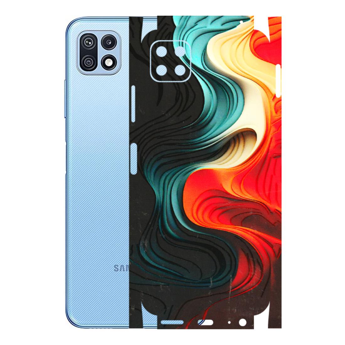 Samsung M/F/Note/Flip and C Phone Skins (All Models) - The Silky Swirl - 3D Embossed Finish (L-240) Samsung Galaxy F42 (5G)