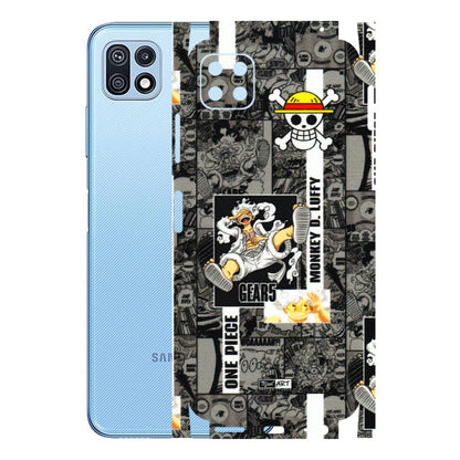 Samsung M/F/Note/Flip and C Phone Skins (All Models) - Cuffy Anime MonkeyCamic - 3D Embossed Finish (L-242) Samsung Galaxy F42 (5G)
