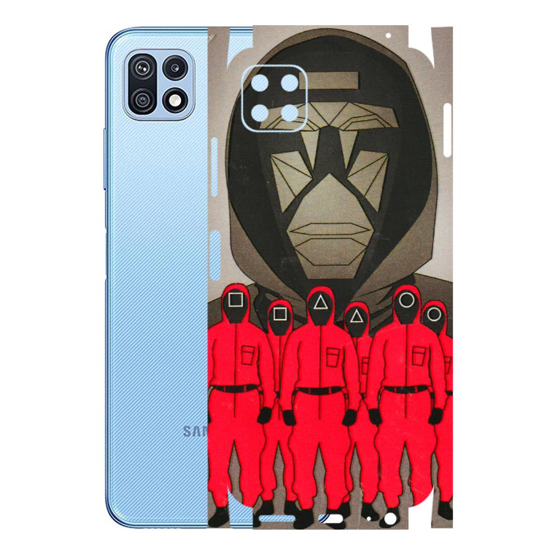 Samsung M/F/Note/Flip and C Phone Skins (All Models) - Squid Game Hero - 3D Embossed Finish (L-245) Samsung Galaxy F42 (5G)