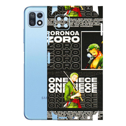 Samsung M/F/Note/Flip and C Phone Skins (All Models) - One Piece Zoro - 3D Embossed Finish (L-250) Samsung Galaxy F42 (5G)