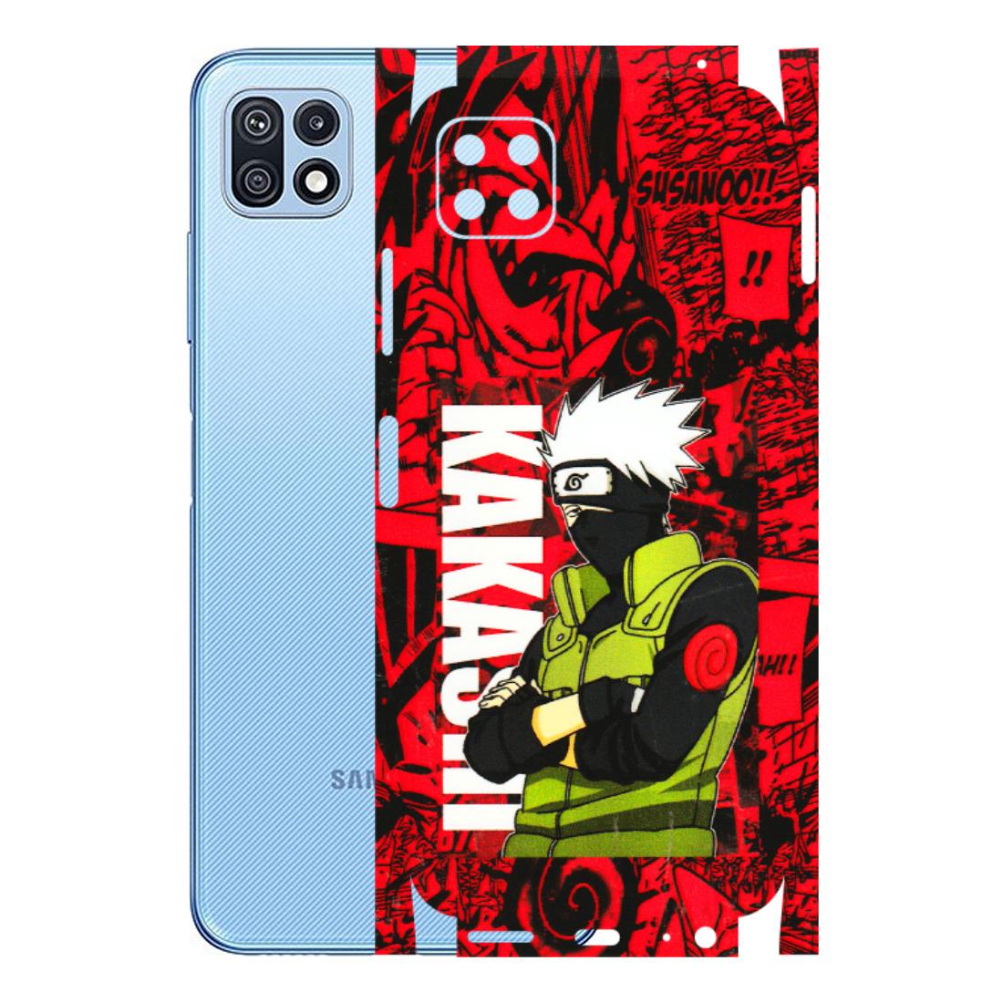 Samsung M/F/Note/Flip and C Phone Skins (All Models) - Kakashi Red Anime - 3D Embossed Finish (L-251) Samsung Galaxy F42 (5G)