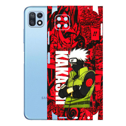 Samsung M/F/Note/Flip and C Phone Skins (All Models) - Kakashi Red Anime - 3D Embossed Finish (L-251) Samsung Galaxy F42 (5G)