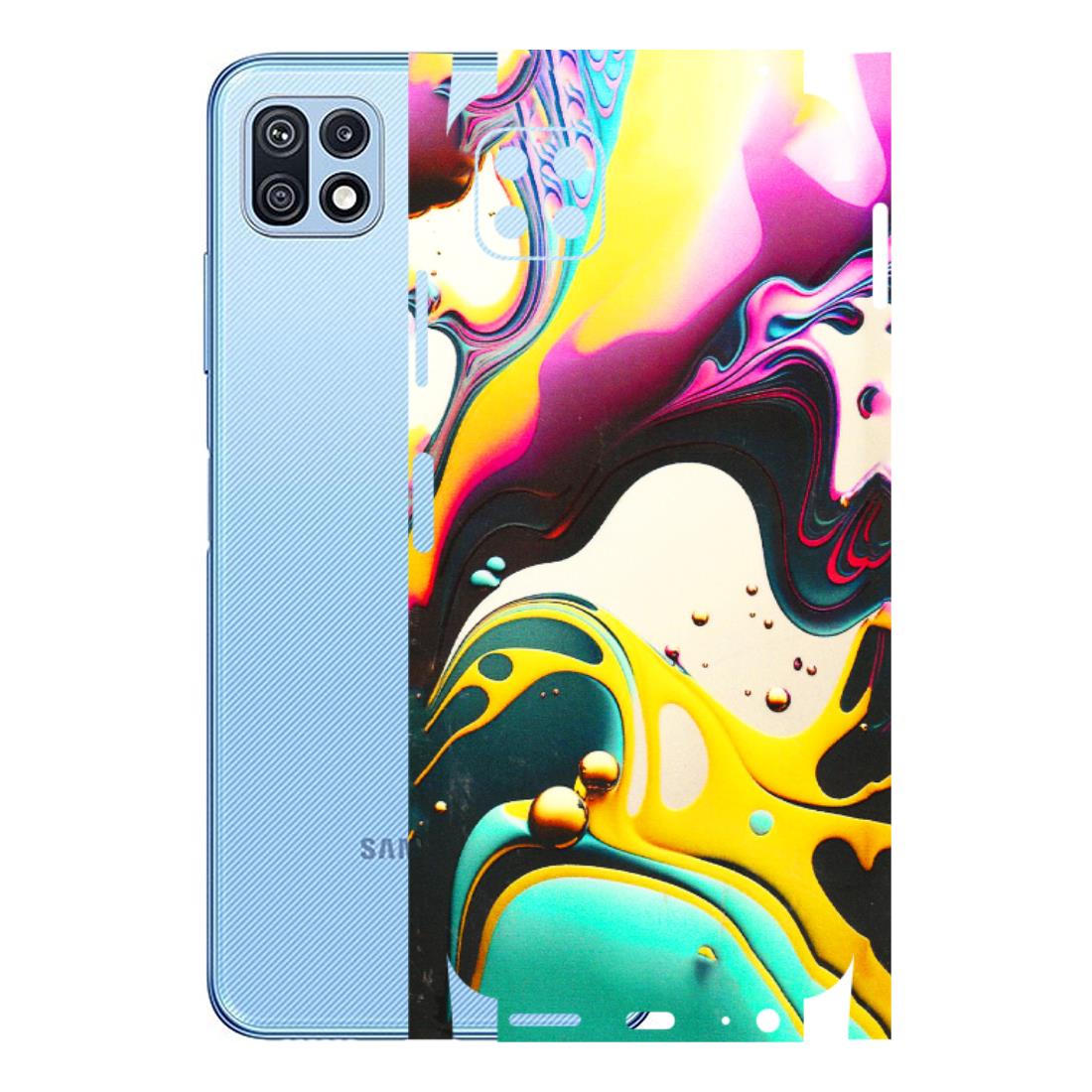Samsung M/F/Note/Flip and C Phone Skins (All Models) - Multicolor Abstract pattern - 3D Embossed Finish (L-254) Samsung Galaxy F42 (5G)
