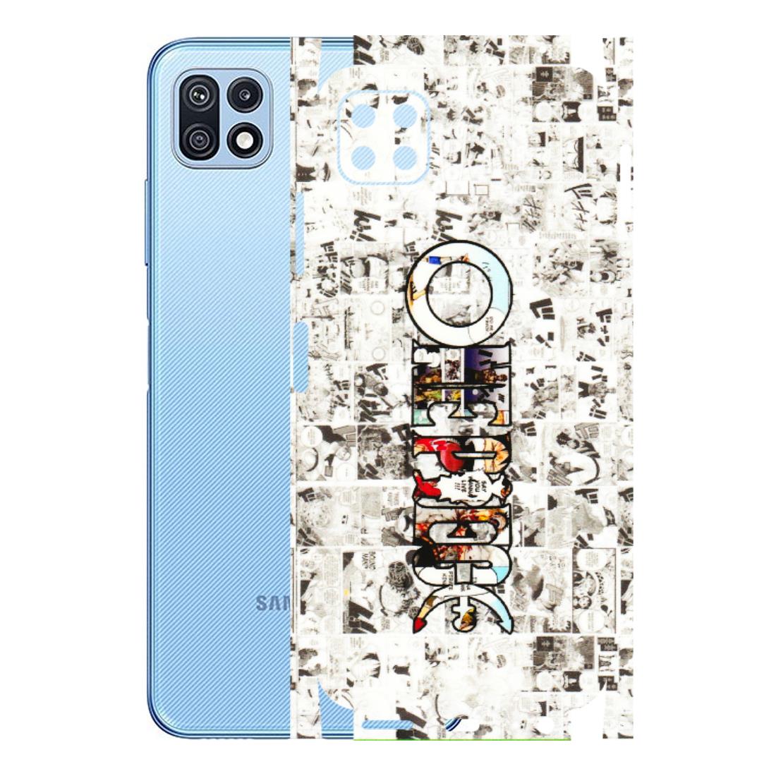 Samsung M/F/Note/Flip and C Phone Skins (All Models) - One Piece Manga - 3D Embossed Finish (L-26) Samsung Galaxy F42 (5G)