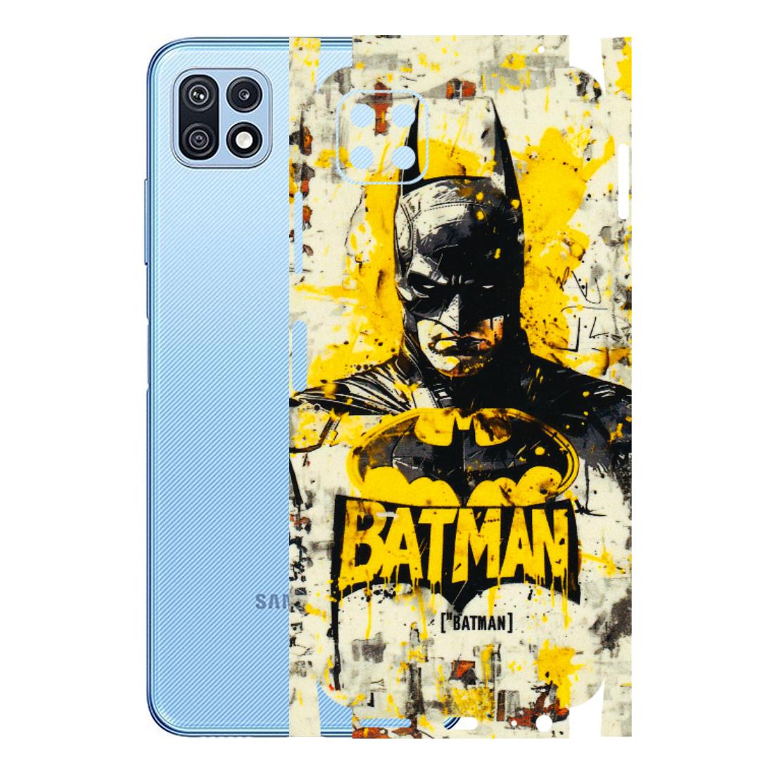 Samsung M/F/Note/Flip and C Phone Skins (All Models) - Batman Yellow BT - 3D Embossed Finish (L-304) Samsung Galaxy F42 (5G)