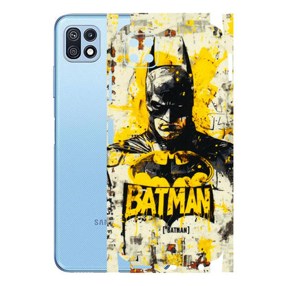 Samsung M/F/Note/Flip and C Phone Skins (All Models) - Batman Yellow BT - 3D Embossed Finish (L-304) Samsung Galaxy F42 (5G)
