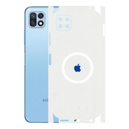 Samsung M/F/Note/Flip and C Phone Skins (All Models) - iPhone Magsafe Logo - 3D Embossed Finish (L-320) Samsung Galaxy F42 (5G)