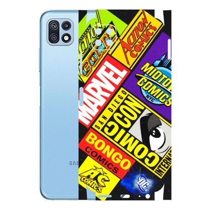 Samsung M/F/Note/Flip and C Phone Skins (All Models) - Bongo Comic Con - 3D Embossed Finish (L-325) Samsung Galaxy F42 (5G)