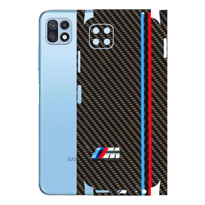 Samsung M/F/Note/Flip and C Phone Skins (All Models) - BM Carbon Fiber Feels - 3D Embossed Finish (L-38) Samsung Galaxy F42 (5G)