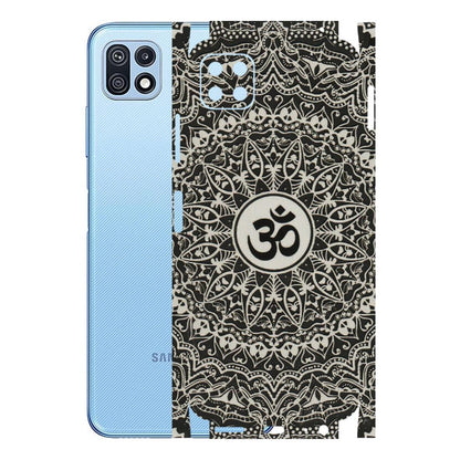 Samsung M/F/Note/Flip and C Phone Skins (All Models) - Aum Elegant Mandala - 3D Embossed Finish (L-62) Samsung Galaxy F42 (5G)