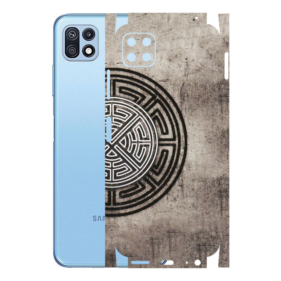 Samsung M/F/Note/Flip and C Phone Skins (All Models) - Mysterious Circular Design - 3D Embossed Finish (L-63) Samsung Galaxy F42 (5G)