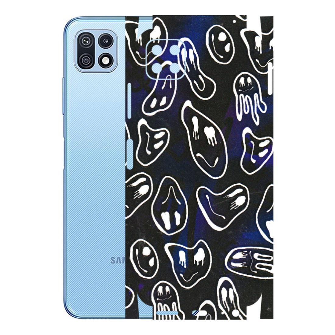 Samsung M/F/Note/Flip and C Phone Skins (All Models) - Distorted Smileys - 3D Embossed Finish (L-92) Samsung Galaxy F42 (5G)