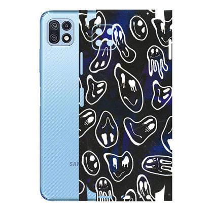 Samsung M/F/Note/Flip and C Phone Skins (All Models) - Distorted Smileys - 3D Embossed Finish (L-92) Samsung Galaxy F42 (5G)