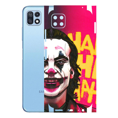 Samsung M/F/Note/Flip and C Phone Skins (All Models) - Joker Evil Laugh - 3D Embossed Finish (L-97) Samsung Galaxy F42 (5G)