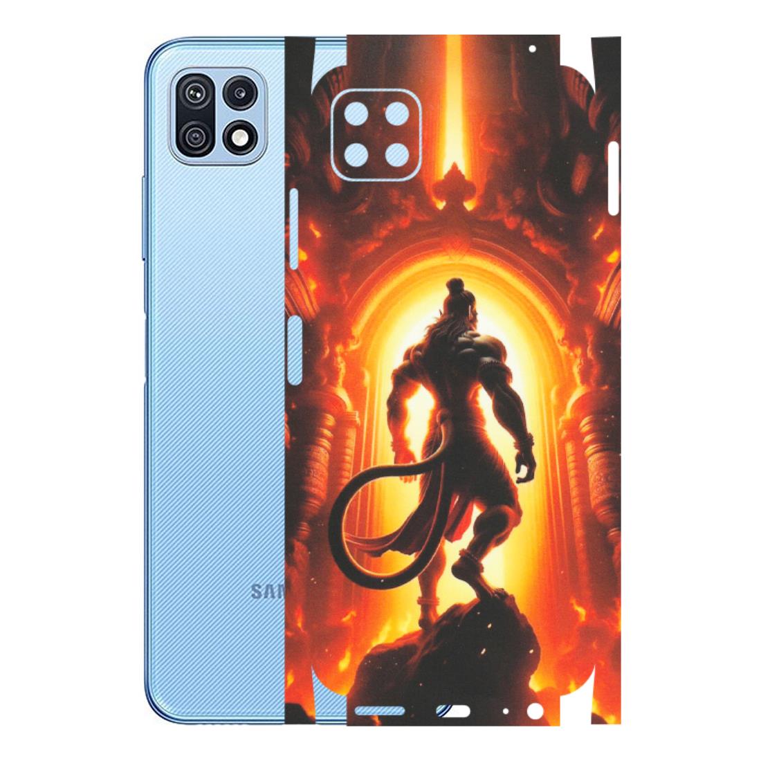 Samsung M/F/Note/Flip and C Phone Skins (All Models) - HanumanJi - Matte Finish (M-06) Samsung Galaxy F42 (5G)