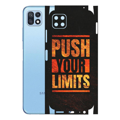 Samsung M/F/Note/Flip and C Phone Skins (All Models) - Push Your Limits - Matte Finish (M-118) Samsung Galaxy F42 (5G)