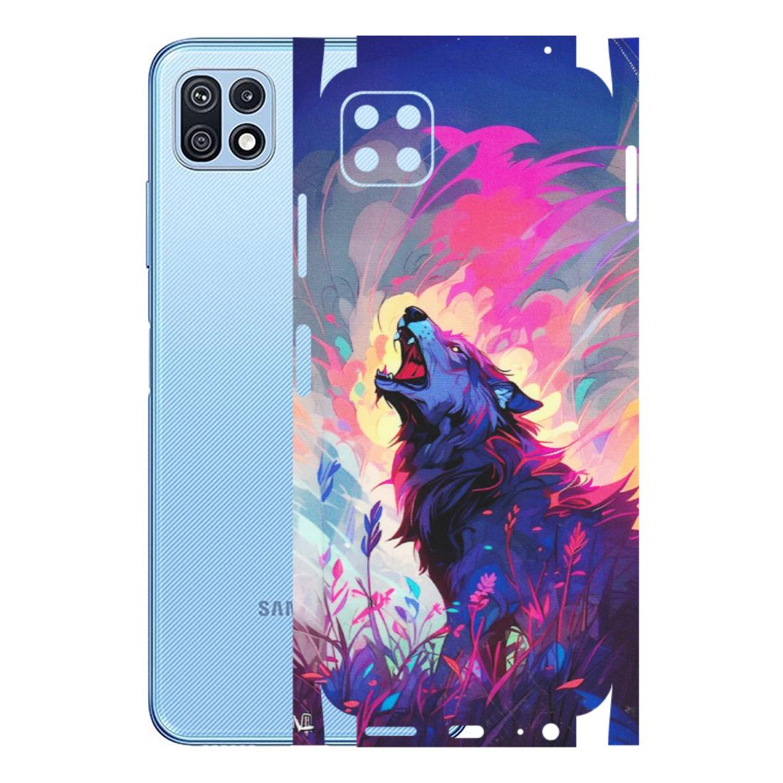 Samsung M/F/Note/Flip and C Phone Skins (All Models) - New Wild Wolf Abstract - Matte Finish (M-125) Samsung Galaxy F42 (5G)