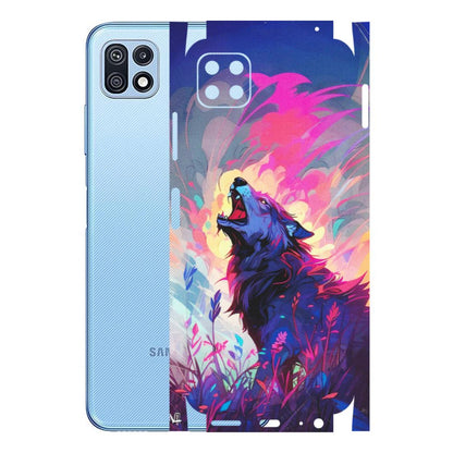 Samsung M/F/Note/Flip and C Phone Skins (All Models) - New Wild Wolf Abstract - Matte Finish (M-125) Samsung Galaxy F42 (5G)