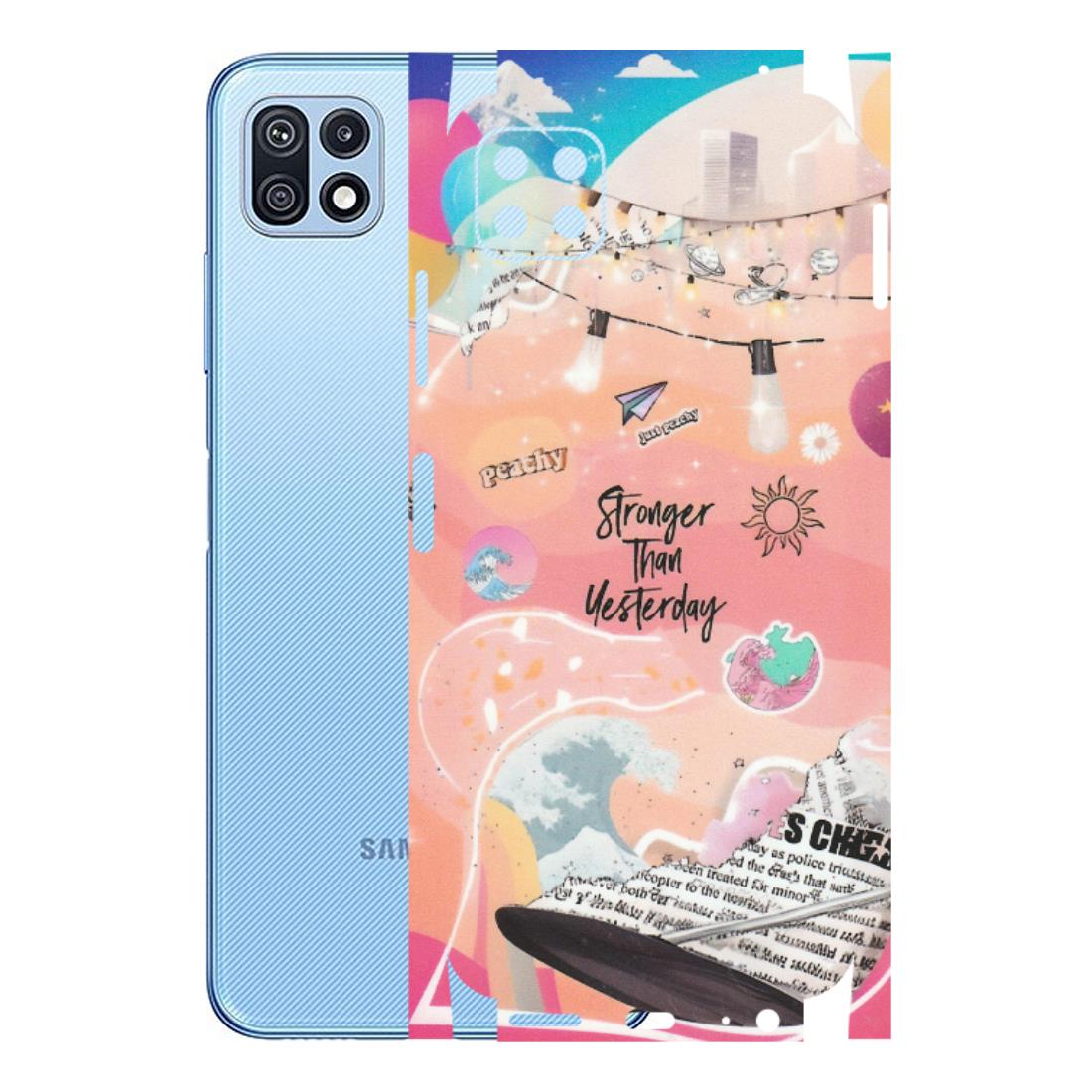 Samsung M/F/Note/Flip and C Phone Skins (All Models) - Stronger Then Yesterday - Matte Finish (M-128) Samsung Galaxy F42 (5G)