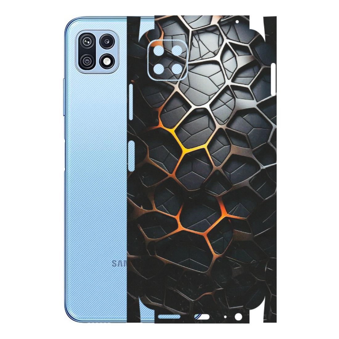 Samsung M/F/Note/Flip and C Phone Skins (All Models) - New Abstract Graphite Tiles - Matte Finish (M-130) Samsung Galaxy F42 (5G)